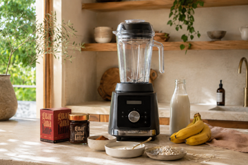 Guaran Latte smoothie prep